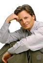 Michael J. Fox lors de la promo de Spin City