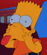 Bart qui fait une grimace